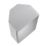Croydex  1-Door Bathroom Corner Cabinet White  300mm x 240mm x 500mm