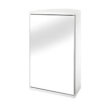 Croydex  1-Door Bathroom Corner Cabinet White  300 x 240 x 500mm