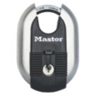 Master Lock Excell  Weatherproof Closed Shackle Disc Padlock Steel 60mm