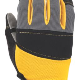 DEWALT Performance Full Finger Gloves Black / Yellow / Grey Medium