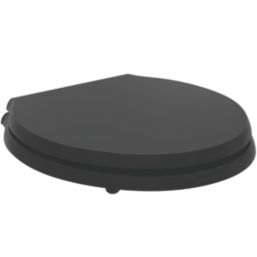 Ideal Standard Waverley  Toilet Seat MDF Black