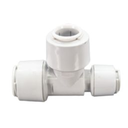 FloPlast FloFit+ Plastic Push-Fit Reducing Tee 22mm x 15mm x 22mm