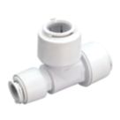 FloPlast FloFit+ Plastic Push-Fit Reducing Tee 22mm x 15mm x 22mm