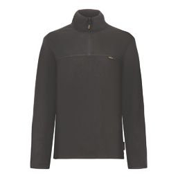 Site Blockley 1/4 Zip Fleece Black Medium 44" Chest