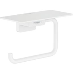 Hansgrohe AddStoris Toilet Roll Holder with Shelf Matt White