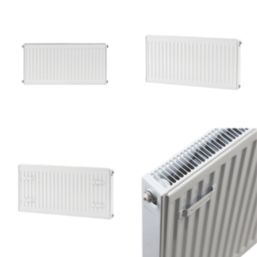 Flomasta 400mm x 800mm 2612BTU White Type 21 Convector Radiator