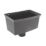 FloPlast Cast Iron Effect Universal Hopper 65-68mm Black