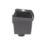 FloPlast Cast Iron Effect Universal Hopper 65-68mm Black