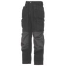 Snickers 3223 Floorlayer Work Trousers Grey/Black 33" W 30" L
