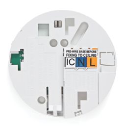 Hispec HSSA/PE/RF10-PRO  Mains Interlinked Mains Powered Fast Fix Interlinked Smoke Alarm With Radio Frequency 10 Year Sealed Lithium Battery