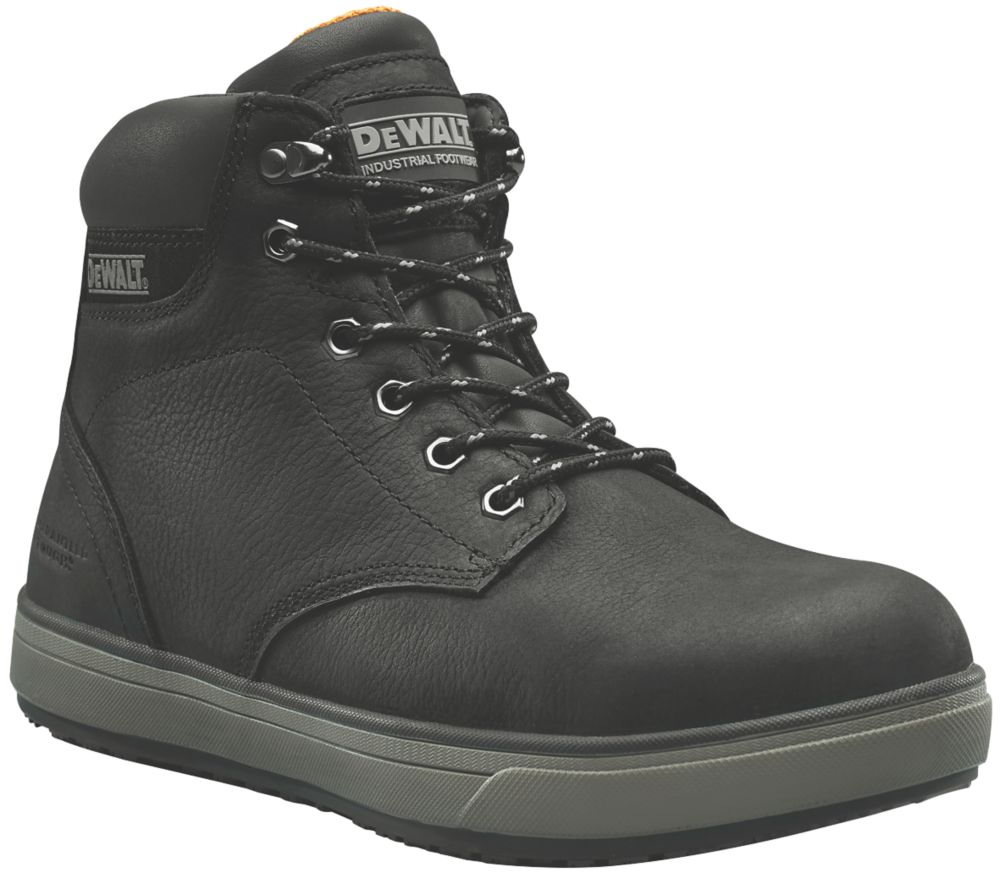 DeWalt Plasma Size 12 Black Steel Toe Cap Safety Boots Screwfix