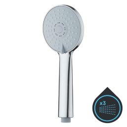 Swirl  Shower Handset Chrome 100mm x 244mm
