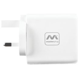 Masterplug 3-Outlet Type A & C Plug-In USB Charger 3.35A