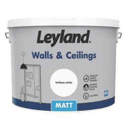 Leyland Retail  10Ltr Brilliant White Matt Emulsion  Paint