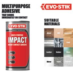 Evo-Stik Impact Adhesive Light Amber 500ml