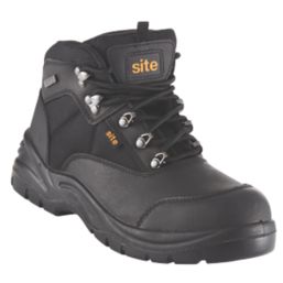 Site Onyx Size 11  Black Waterproof Steel Toe Cap Safety Boots