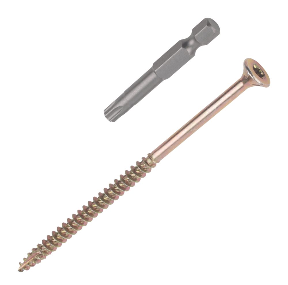 Turbo II TX DoubleCountersunk Multipurpose Screws 5 x 100mm 100 Pack