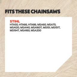 Oregon 24AP056E 25cm Chainsaw Chain 1/4" x 0.043" (1.1mm)