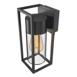Calex Genoa Outdoor Wall Light Black