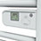 Flomasta Belisama Dry Electric Towel Radiator 980mm x 545mm White 1705BTU