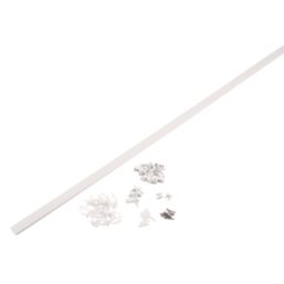 Flexible Curtain Coil Track White 4.5m