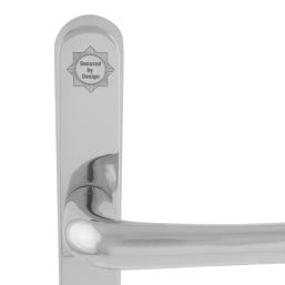Smith & Locke  Door Handles Pair Polished Chrome