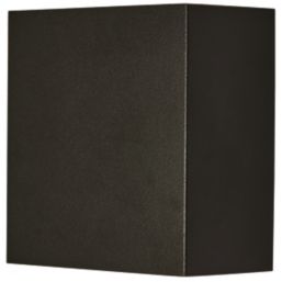 Lutec Gemini Beams Outdoor LED Wall Light Black 7.5W 350lm