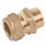 Midbrass  Brass Compression Adapting Male Coupler 3/4" x 1/2"