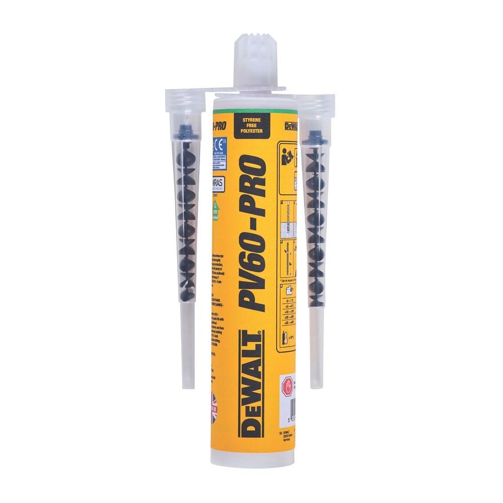 DEWALT DFC1330000 Polyester Styrene-Free Chemical Anchor Resin 300ml ...