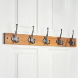 Hardware Solutions 5-Hook Rail Antique 685mm x 70mm