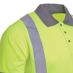 Site  Hi-Vis Polo Shirt Yellow Large 44.5" Chest