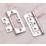 Smith & Locke Polished Chrome  Flush Hinges 75mm x 55mm 2 Pack