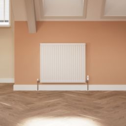 Flomasta 700mm x 800mm 2960BTU White Type 11 Convector Radiator