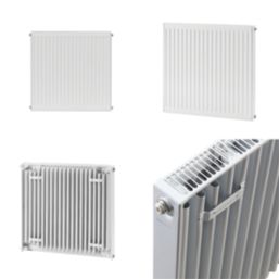 Flomasta 700mm x 800mm 2960BTU White Type 11 Convector Radiator