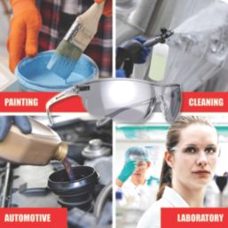 JSP Stealth Amber Lens Safety Spectacle