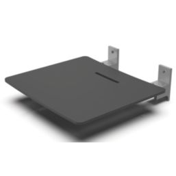 Nymas Wall Mounted Shower Seat Black