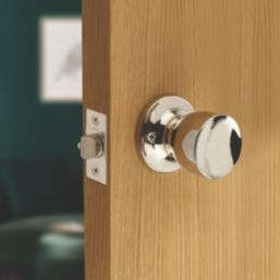 ERA 170-61 Ball Mortice Knob Set Polished Chrome 67mm