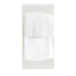 Contactum  Modular Brush Flex Outlet White