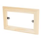 Varilight  2-Gang Light Switch Frame Surround Unfinished