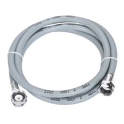 Flomasta Washing Machine Hose Grey 2.5m x 3/4"