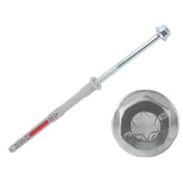 Fischer  TX DuoXpand Hex Head Frame Fixings 8mm x 120mm 4 Pack