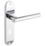 Smith & Locke Asker Fire Rated Lever Lock Door Handles Pair Polished Chrome