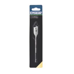 Erbauer  Hex Shank  Flat Wood Drill Bit 18mm x 152mm