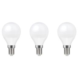 LAP  E14 Mini Globe LED Light Bulb  250lm 2.2W 3 Pack