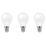 LAP  E14 Mini Globe LED Light Bulb  250lm 2.2W 3 Pack
