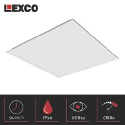 Lexco Sarin Square 595mm x 595mm LED TP(b) Panel Light White 26W 3600lm