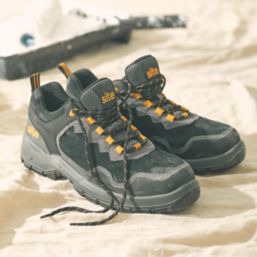 Site Rothlin Size 9  Black   Steel Toe Cap Safety Trainers