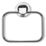 Croydex  Stick 'N' Lock Towel Ring Chrome