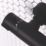 ETAL Siena Rear-Fed Exposed Matt Black Thermostatic Mixer Shower