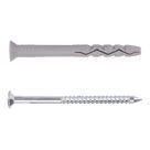 Easyfix  Nylon & Steel Countersunk Head Hammer Fixings 8mm x 120mm 50 Pack